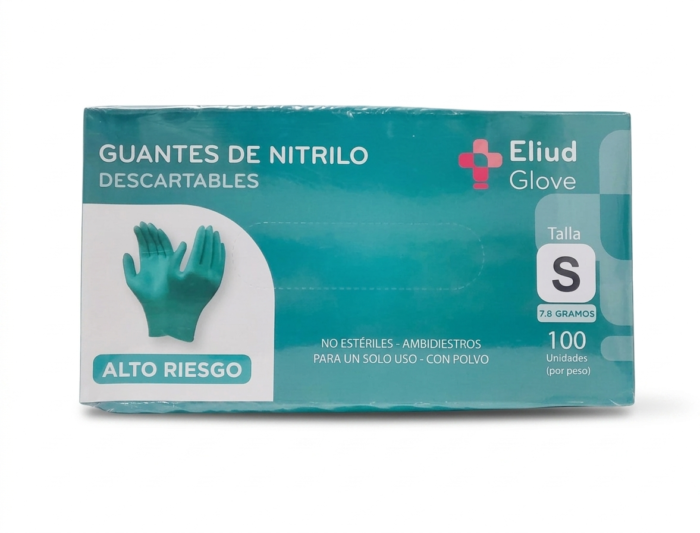 GUANTES NITRILO VERDE