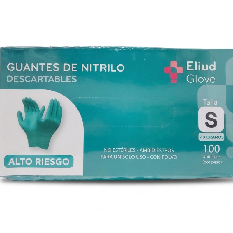 GUANTES NITRILO VERDE