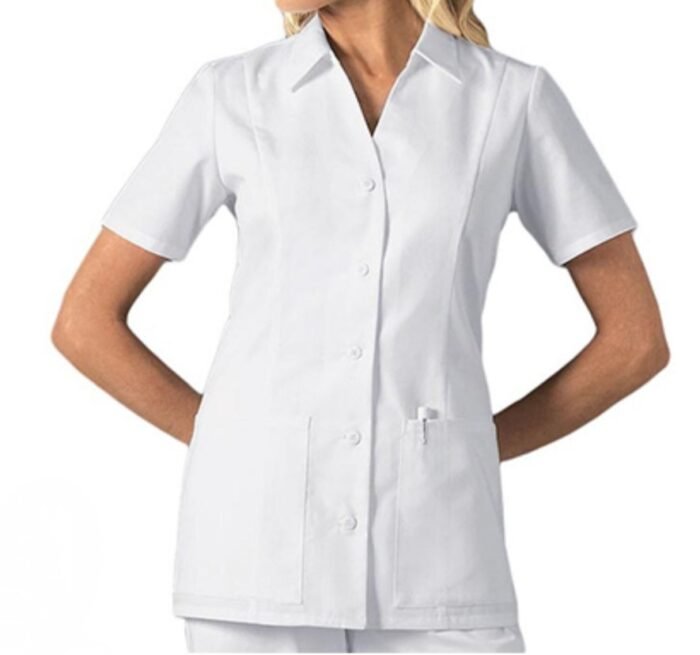 CHAQUETA DRILL BLANCO CBOTÓN – CAMISA PARA DAMASCABALLEROS