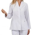 CHAQUETA DRILL BLANCO MANGA LARGA (CAMISANERU) PARA DAMASCABALLEROS
