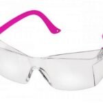 LENTES DE SEGURIDAD TRANSPARENTE ROJO
