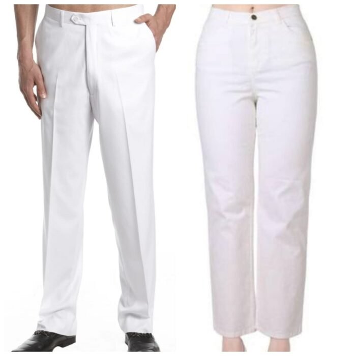 PANTALÓN DRILL BLANCO (DAMASCABALLEROS)